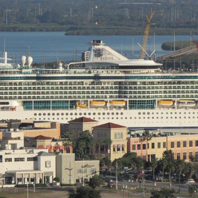 Brilliance of The Seas hajó, Tampa kikötö Channelside