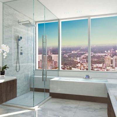 Luxurious bathroom with view